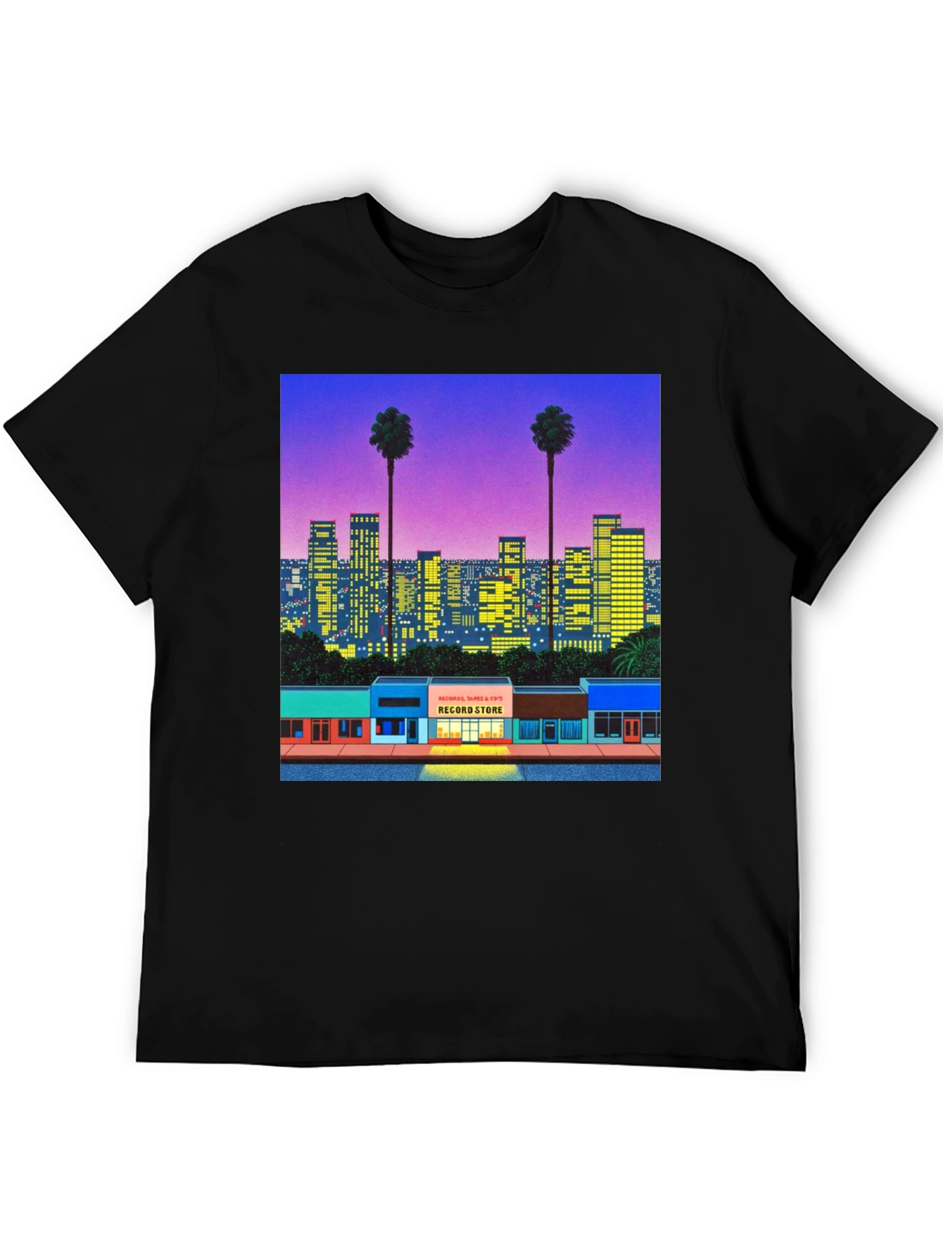 Vaporwave Cityscape T-Shirt