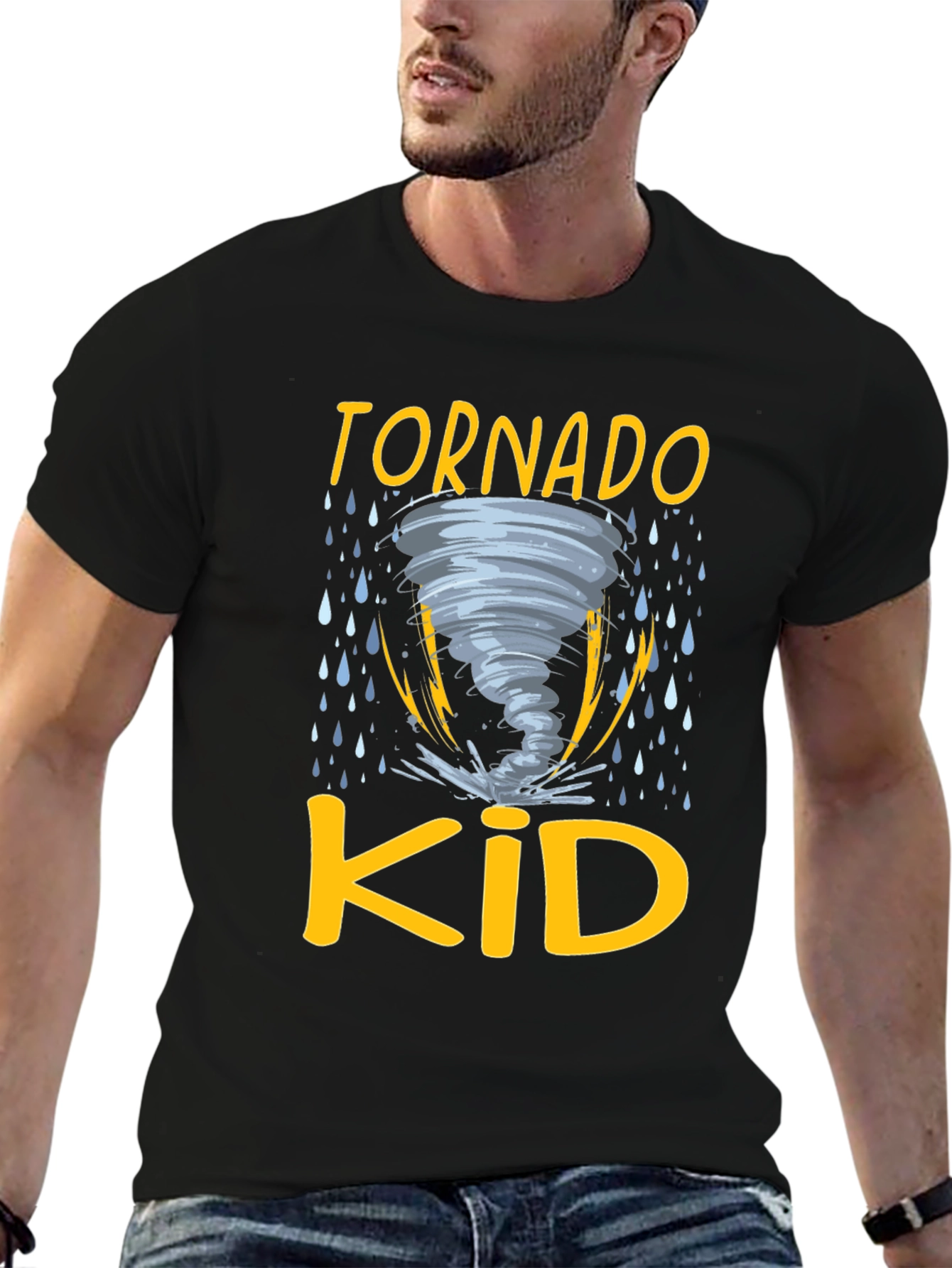 Tornado Kid Graphic Tee - Weather Fan T-Shirt