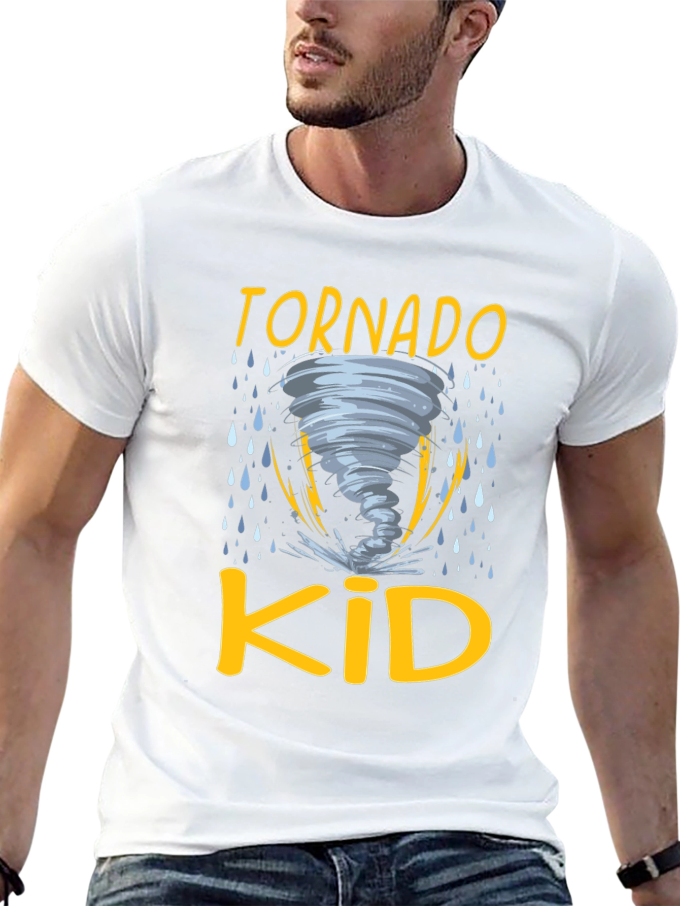 Tornado Kid Graphic Tee - Weather Fan T-Shirt