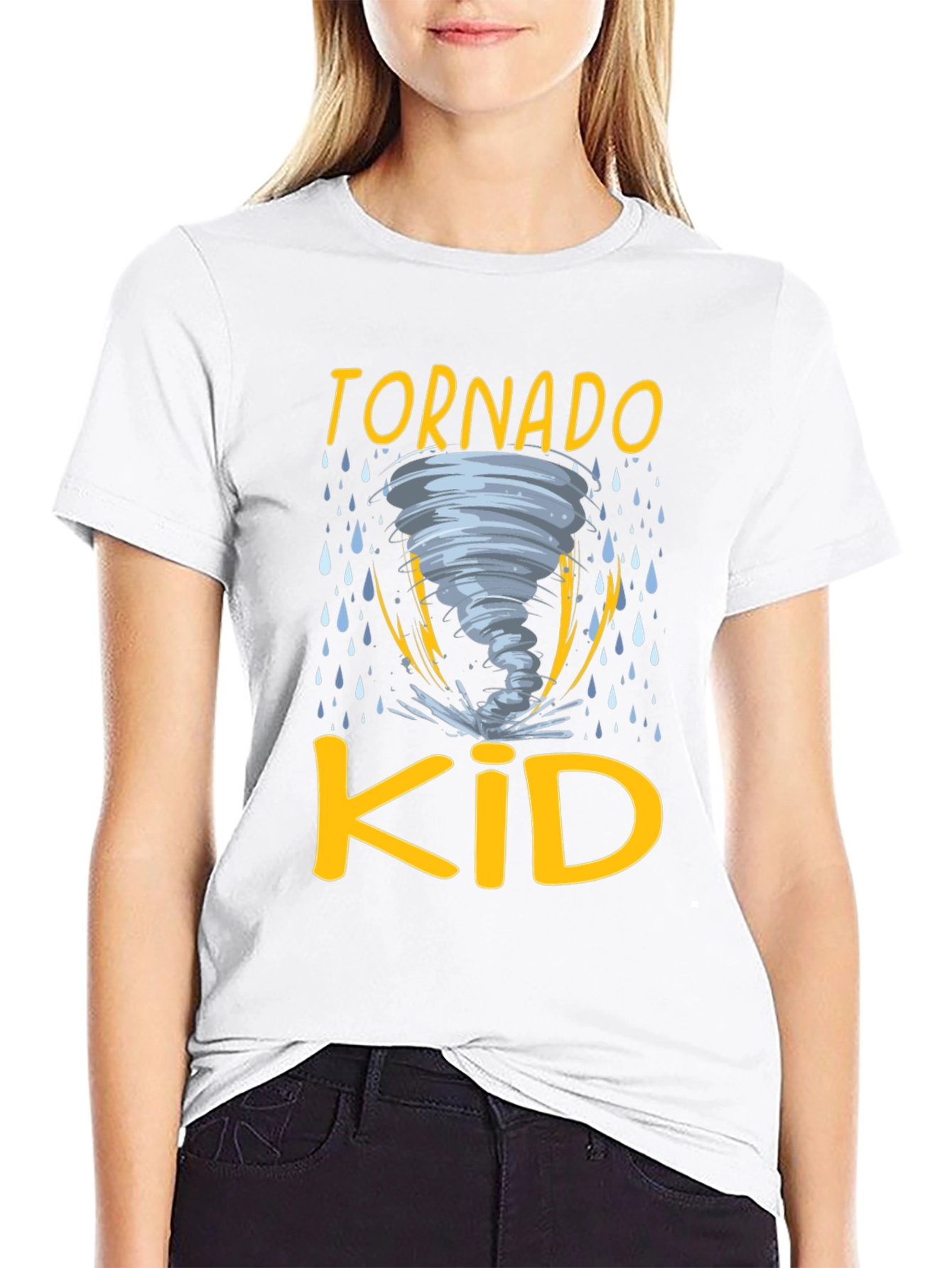 Tornado Kid Graphic Tee - Weather Fan T-Shirt