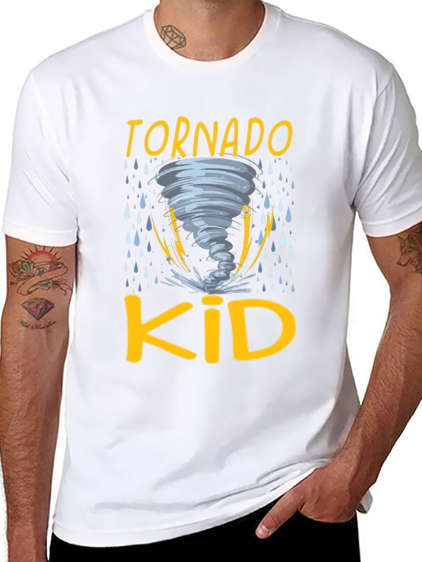 Tornado Kid Graphic Tee - Weather Fan T-Shirt