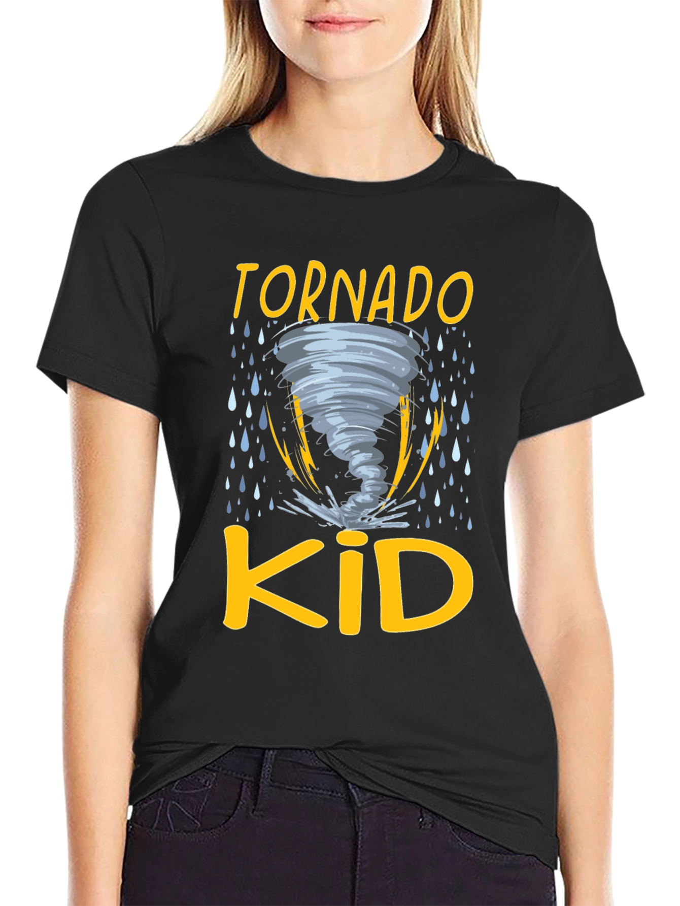 Tornado Kid Graphic Tee - Weather Fan T-Shirt