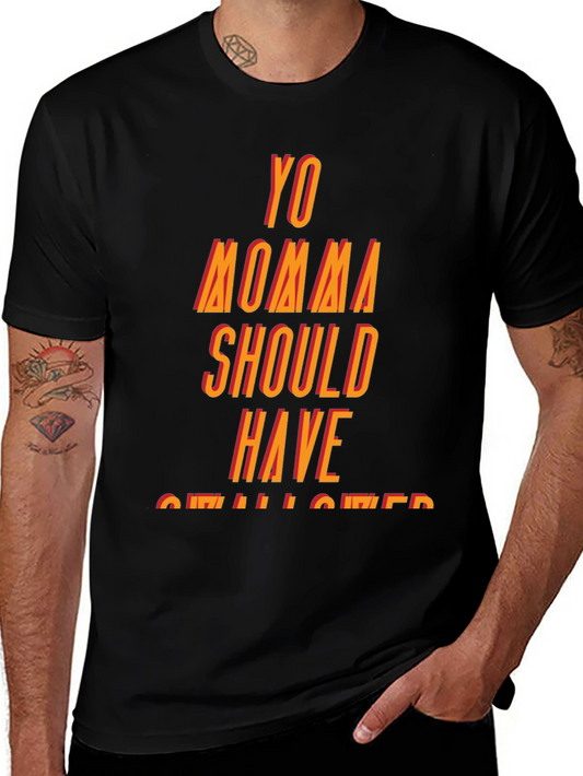 Yo Momma Graphic Tee - Bold Statement T-Shirt