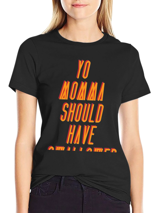 Yo Momma Graphic Tee - Bold Statement T-Shirt