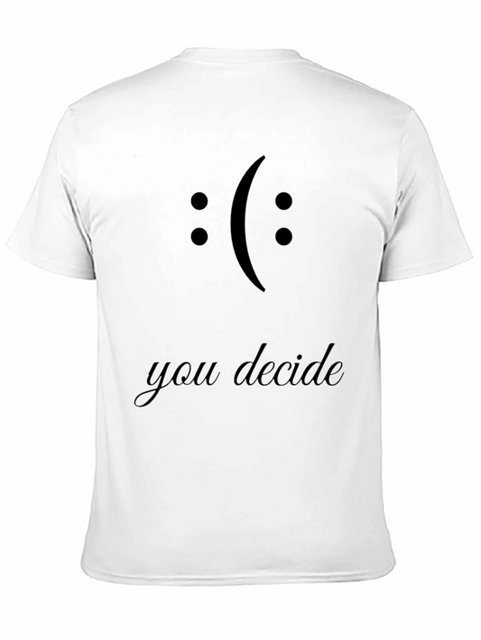 You Decide Graphic Tee - Black Crewneck