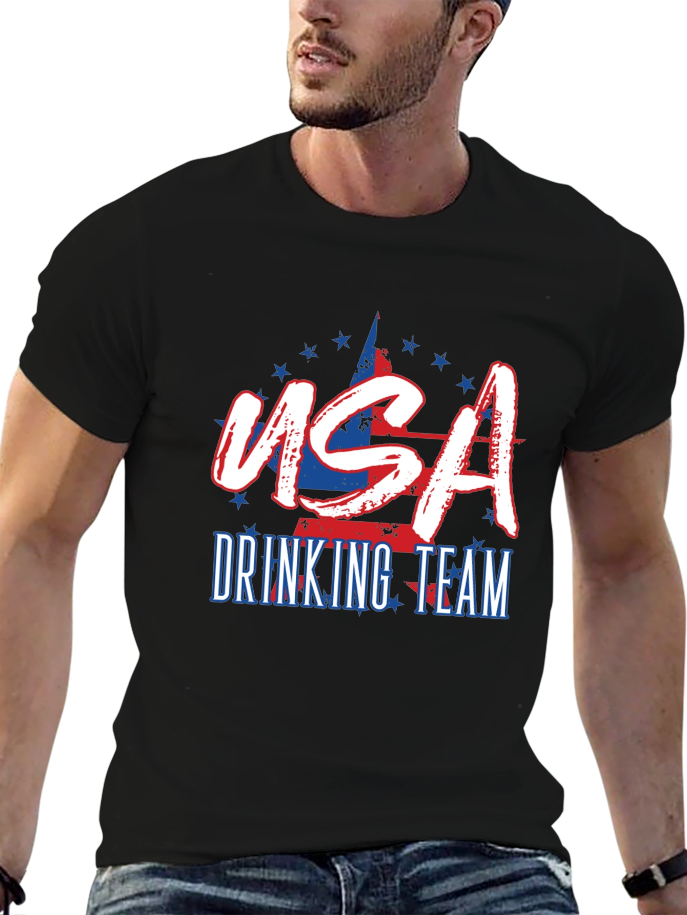 USA Drinking Team Patriotic T-Shirt