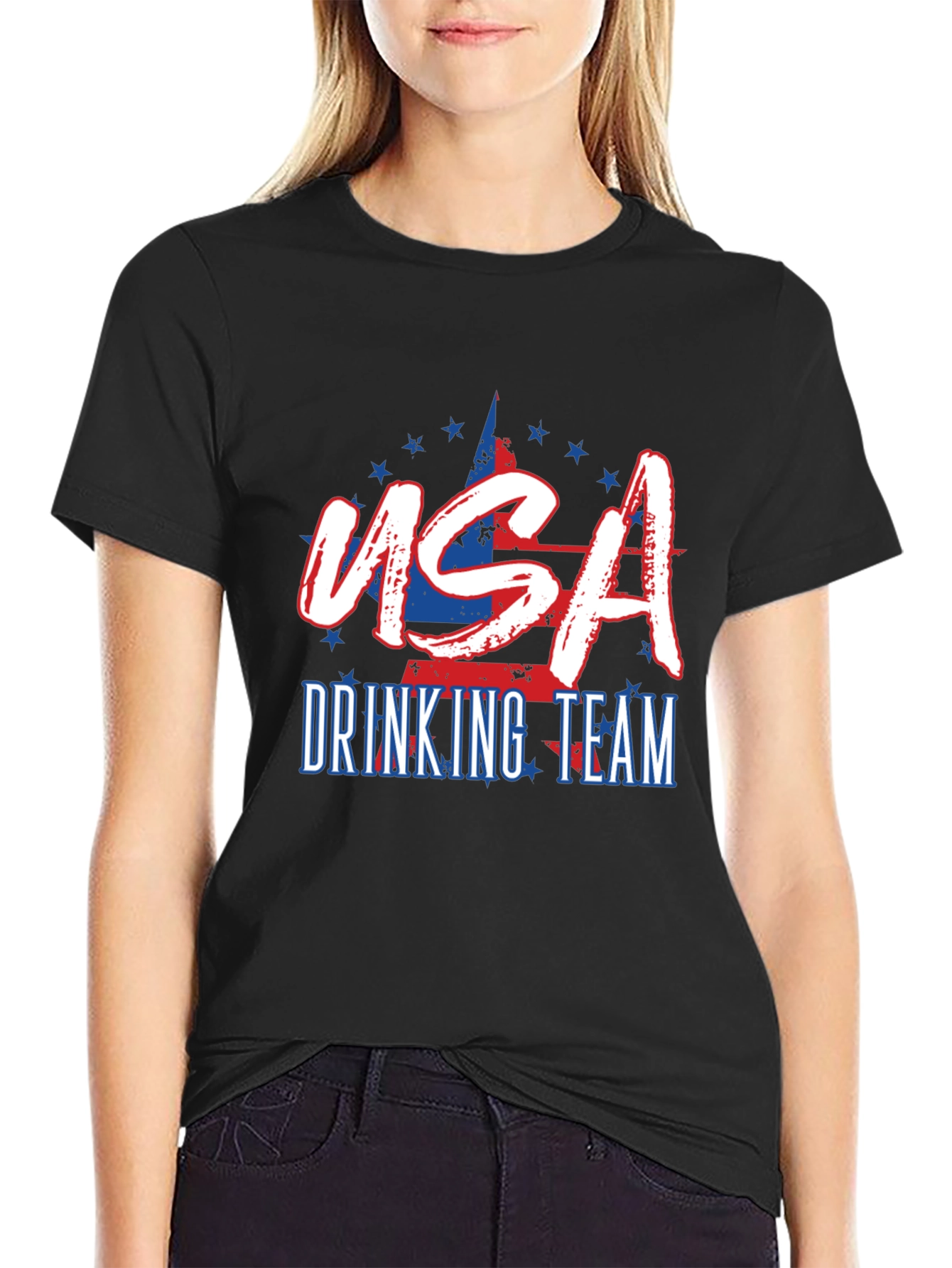 USA Drinking Team Patriotic T-Shirt