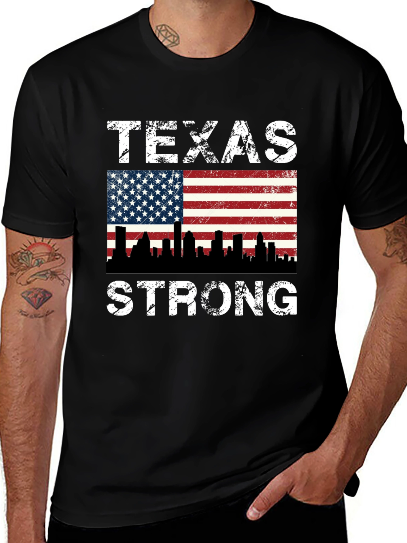 Texas Strong Graphic T-Shirt