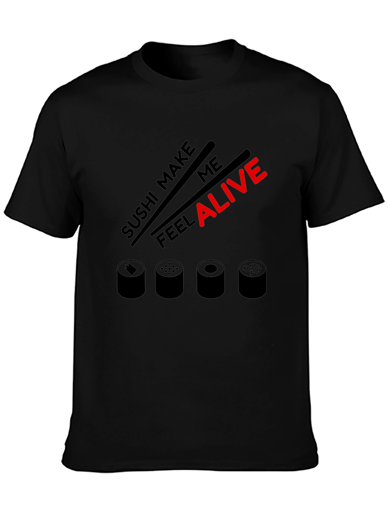 Sushi Lover Graphic Tee - Make Me Feel Alive