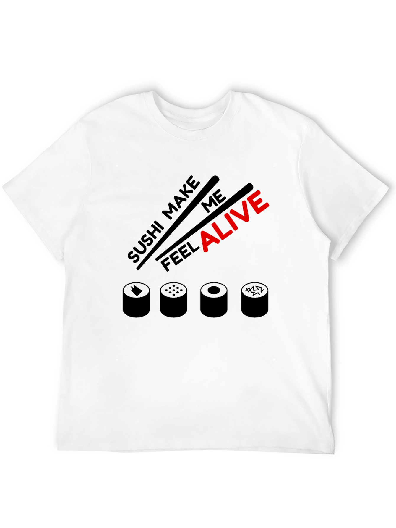 Sushi Lover Graphic Tee - Make Me Feel Alive