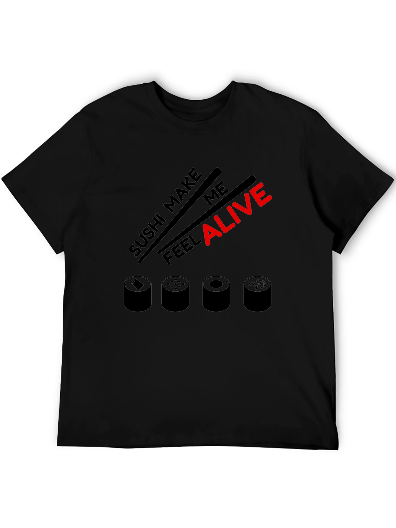 Sushi Lover Graphic Tee - Make Me Feel Alive