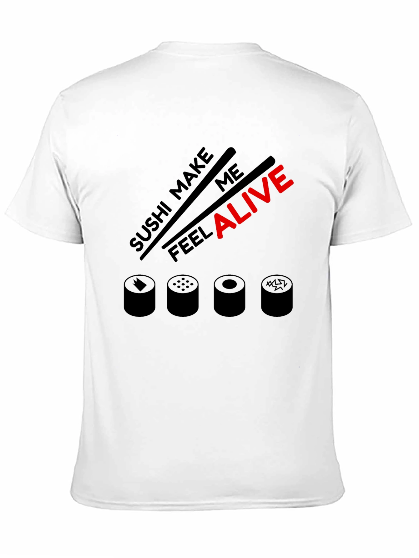 Sushi Lover Graphic Tee - Make Me Feel Alive