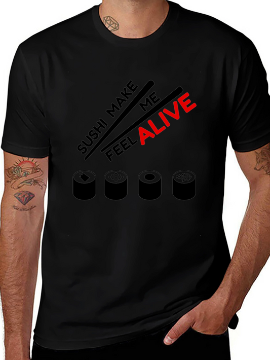 Sushi Lover Graphic Tee - Make Me Feel Alive