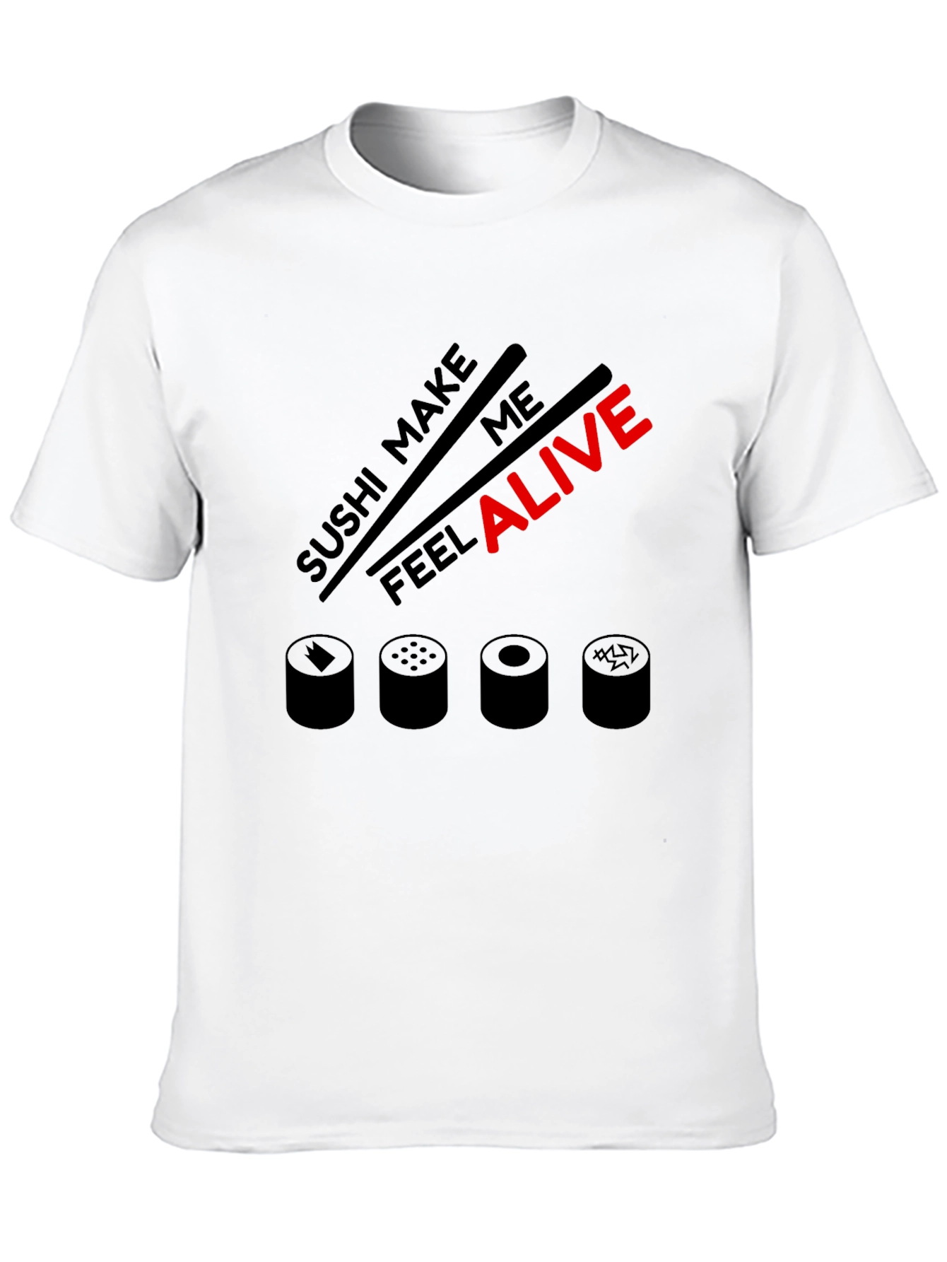 Sushi Lover Graphic Tee - Make Me Feel Alive