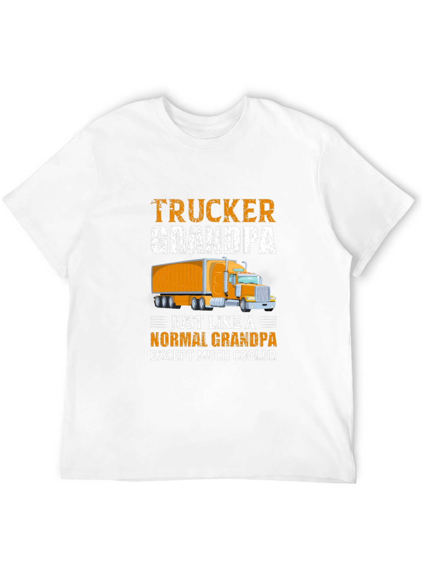 Trucker Grandpa T-Shirt: Cool Grandfather Gift