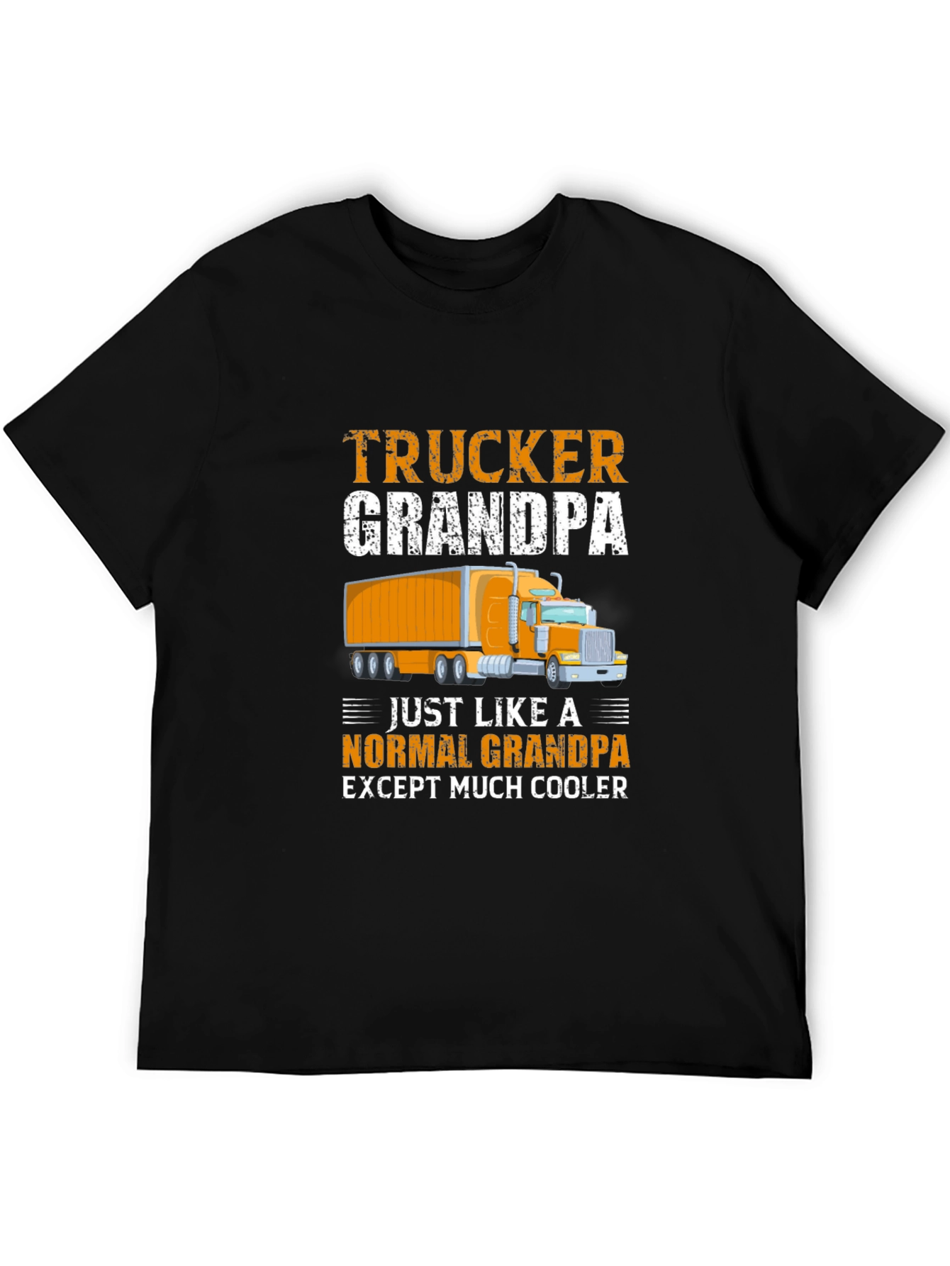 Trucker Grandpa T-Shirt: Cool Grandfather Gift