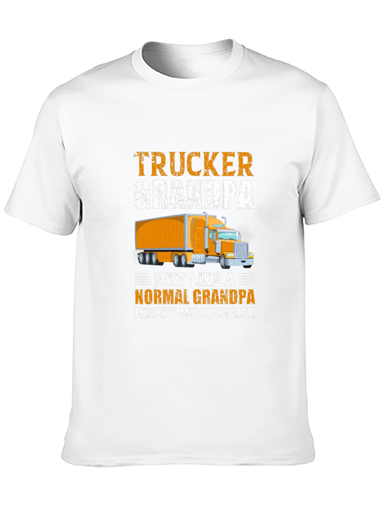 Trucker Grandpa T-Shirt: Cool Grandfather Gift