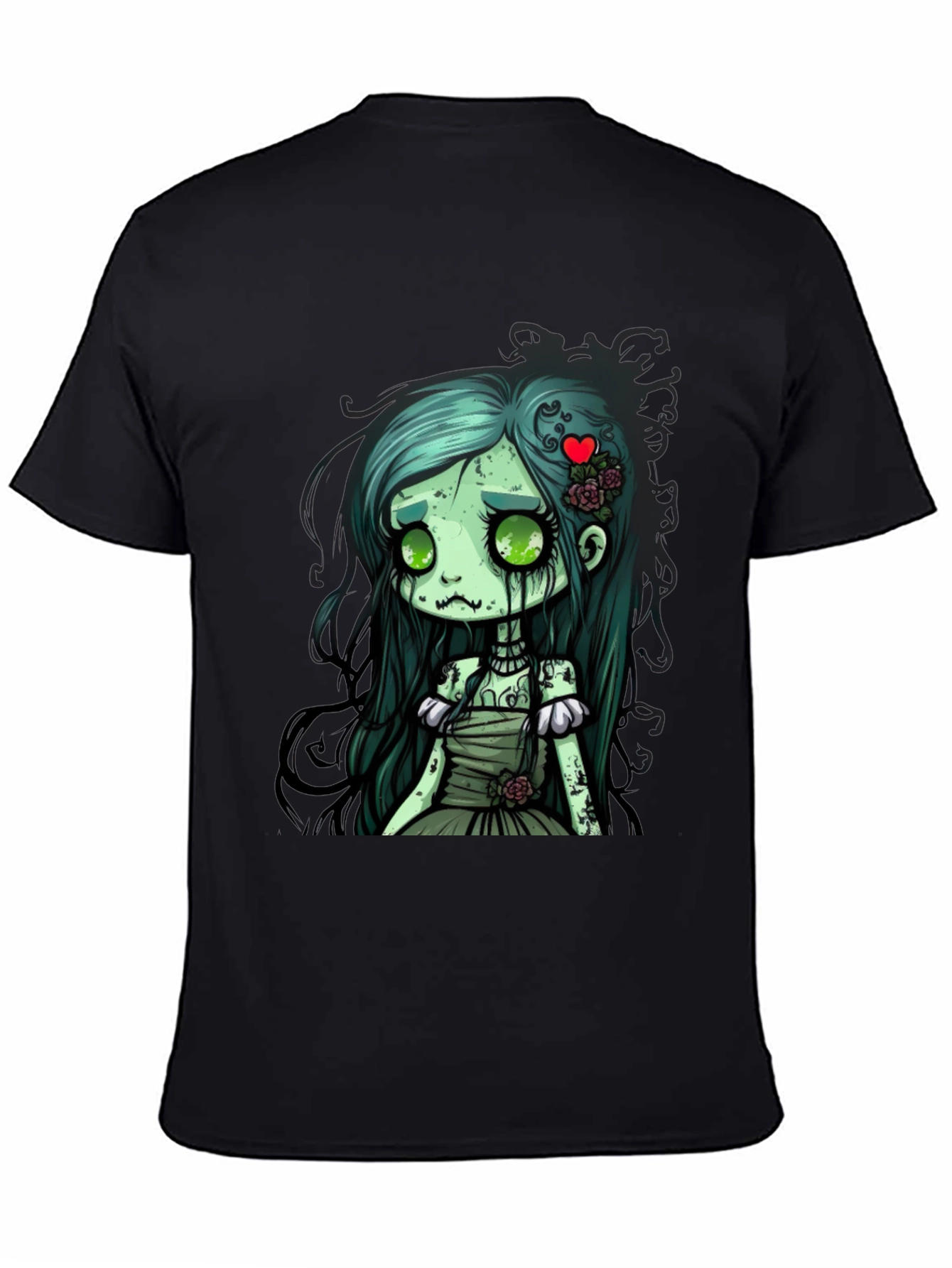 Zombie Girl Graphic Tee - Spooky Cute Style