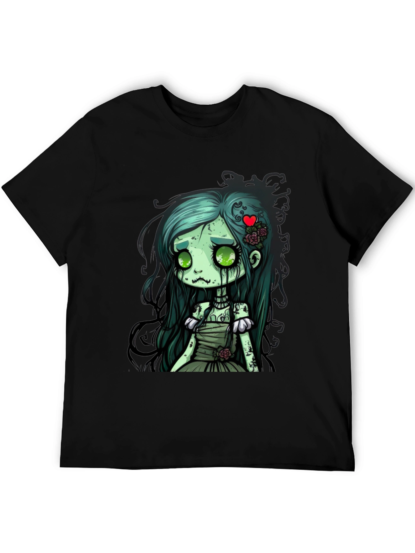 Zombie Girl Graphic Tee - Spooky Cute Style