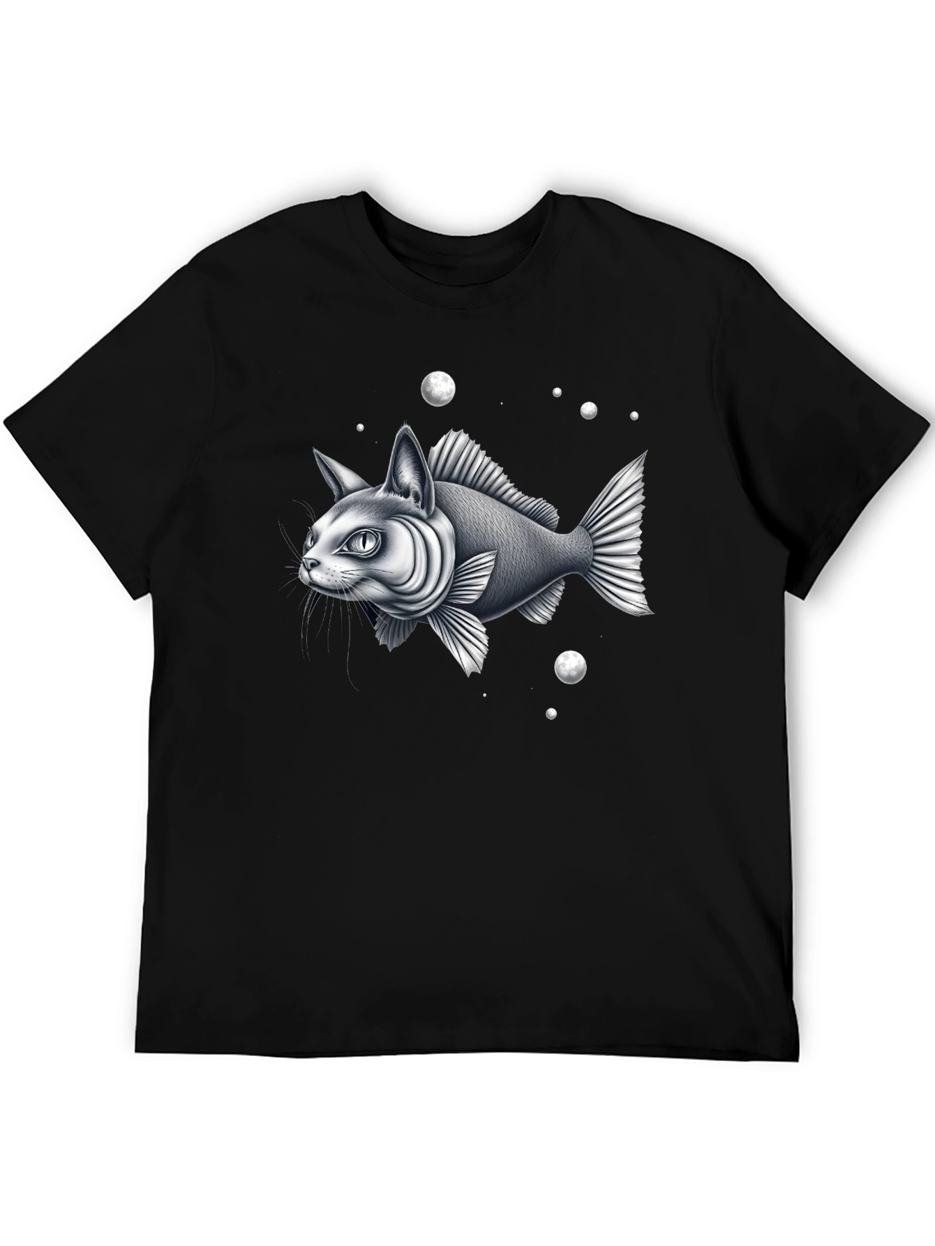 Surreal Catfish Graphic Tee - Unique Design