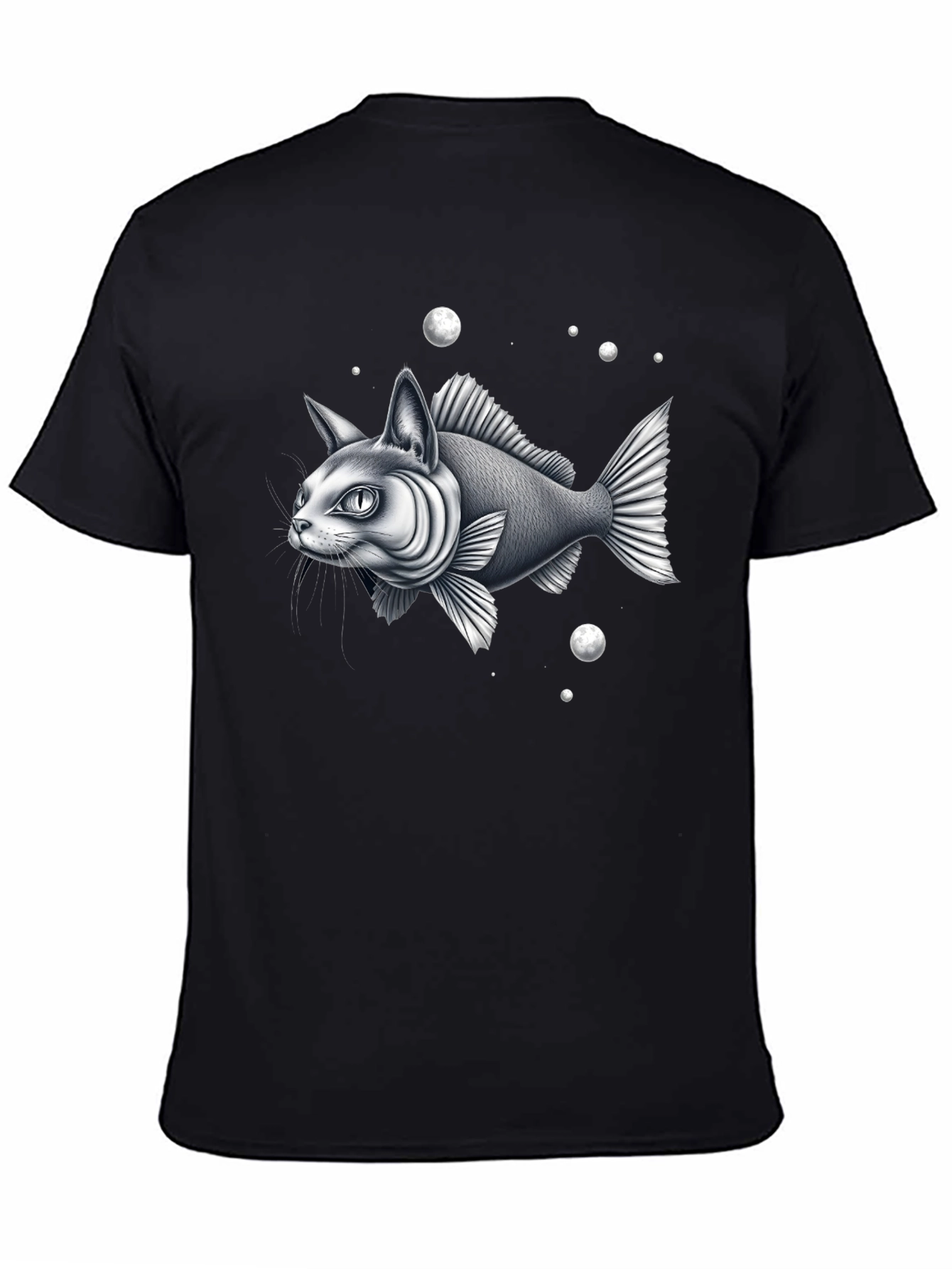 Surreal Catfish Graphic Tee - Unique Design