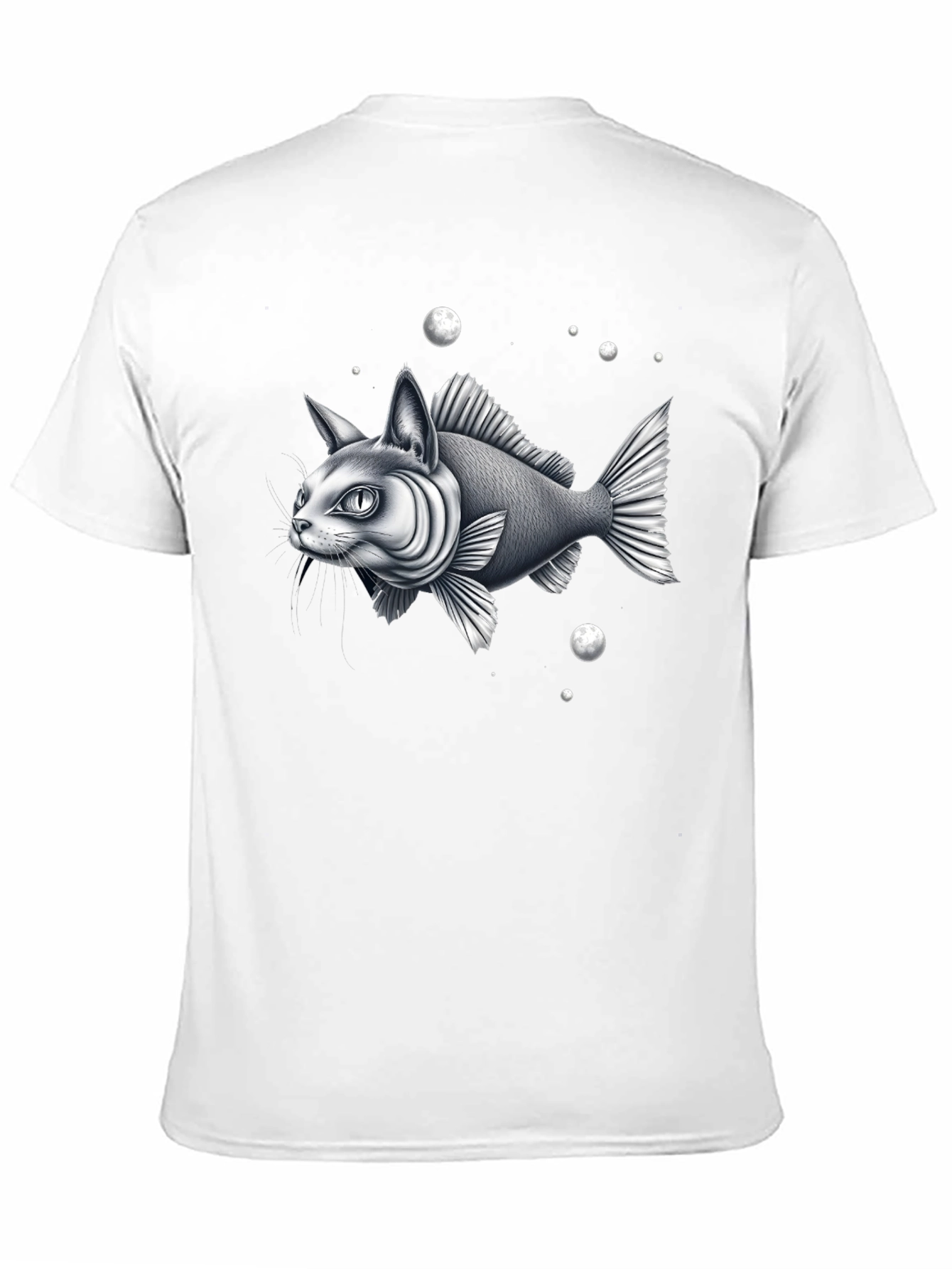 Surreal Catfish Graphic Tee - Unique Design