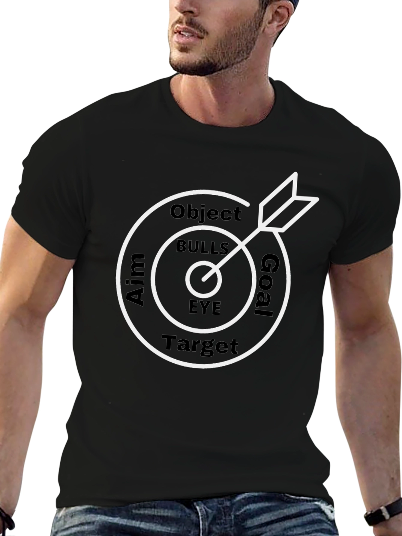 Target Goal T-Shirt - Aim Object Bullseye