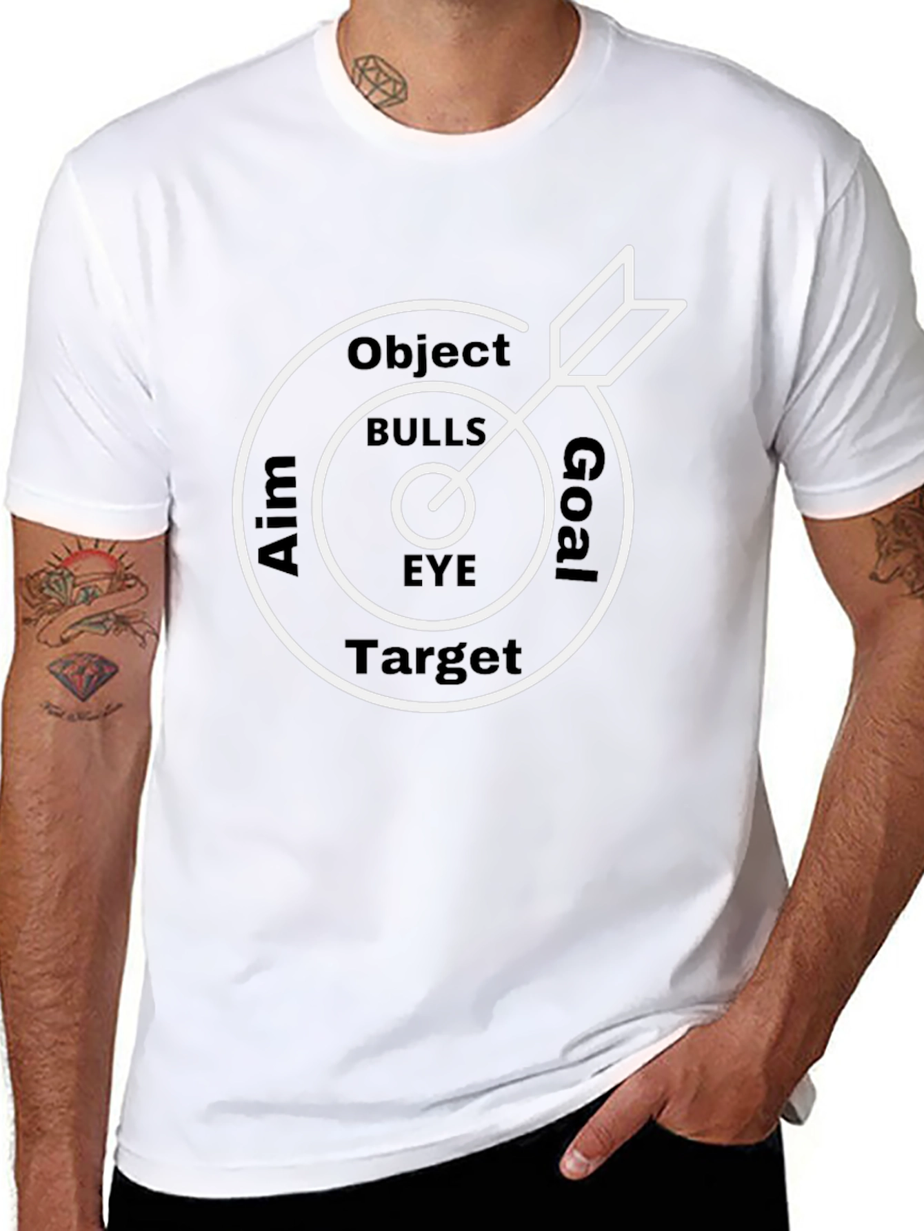 Target Goal T-Shirt - Aim Object Bullseye