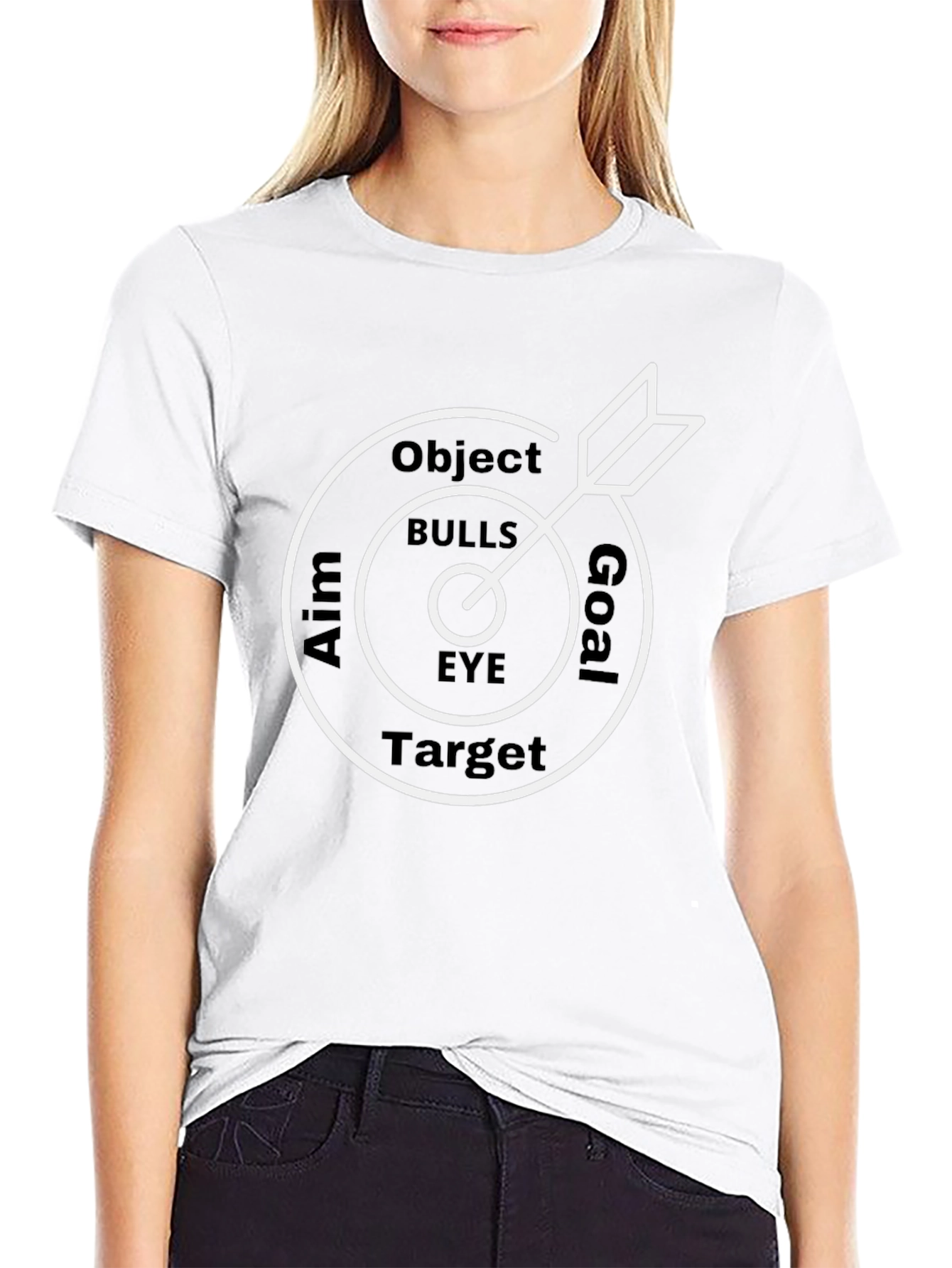 Target Goal T-Shirt - Aim Object Bullseye