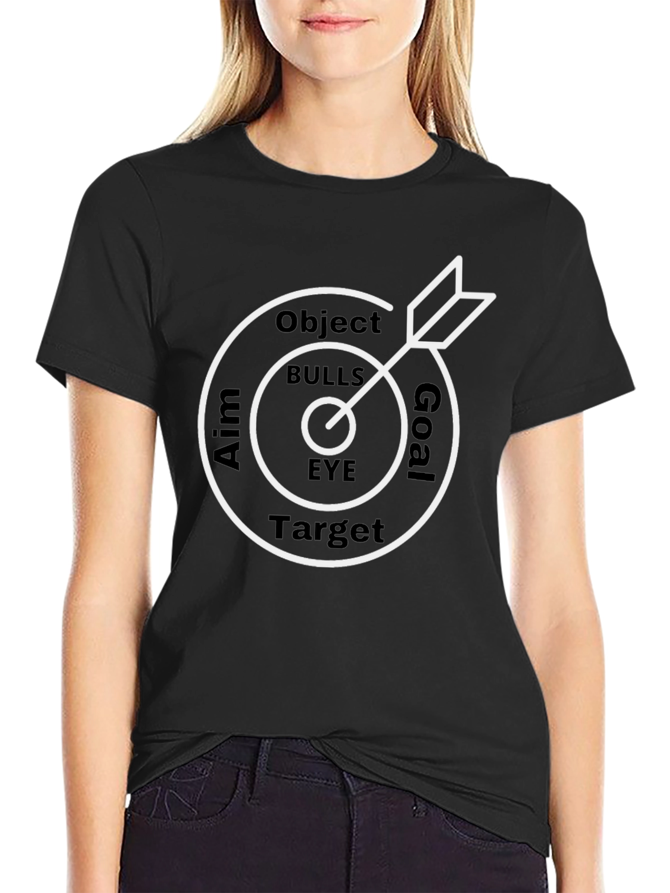 Target Goal T-Shirt - Aim Object Bullseye