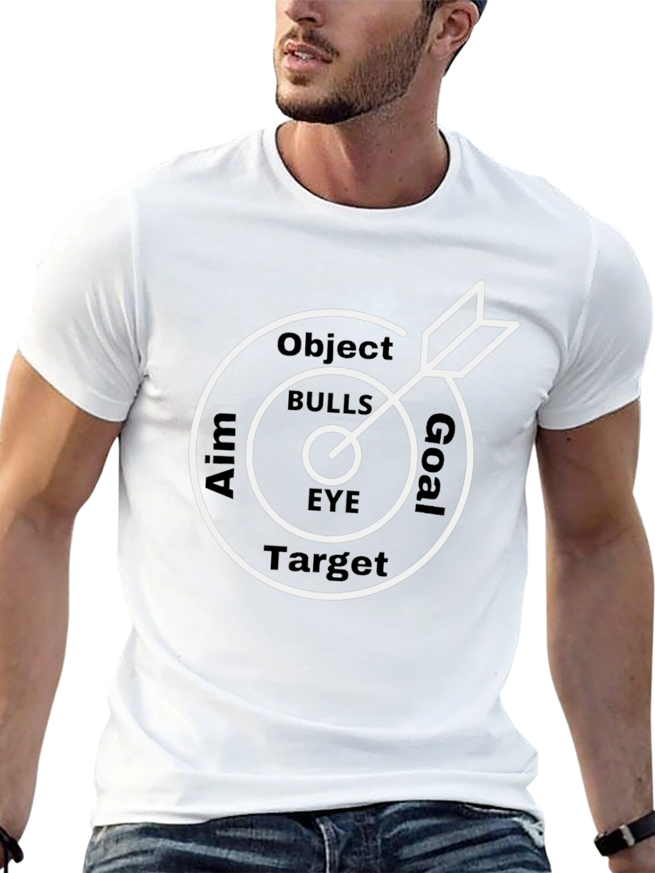 Target Goal T-Shirt - Aim Object Bullseye
