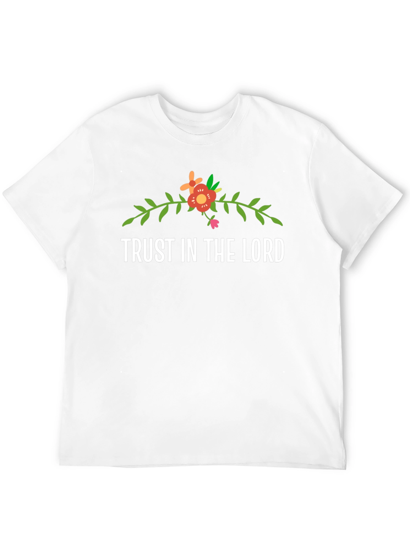 Trust In The Lord Floral Graphic Tee