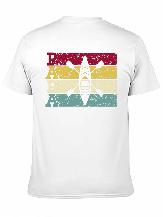 Vintage PAPA Kayak T-Shirt | Retro Boating Tee