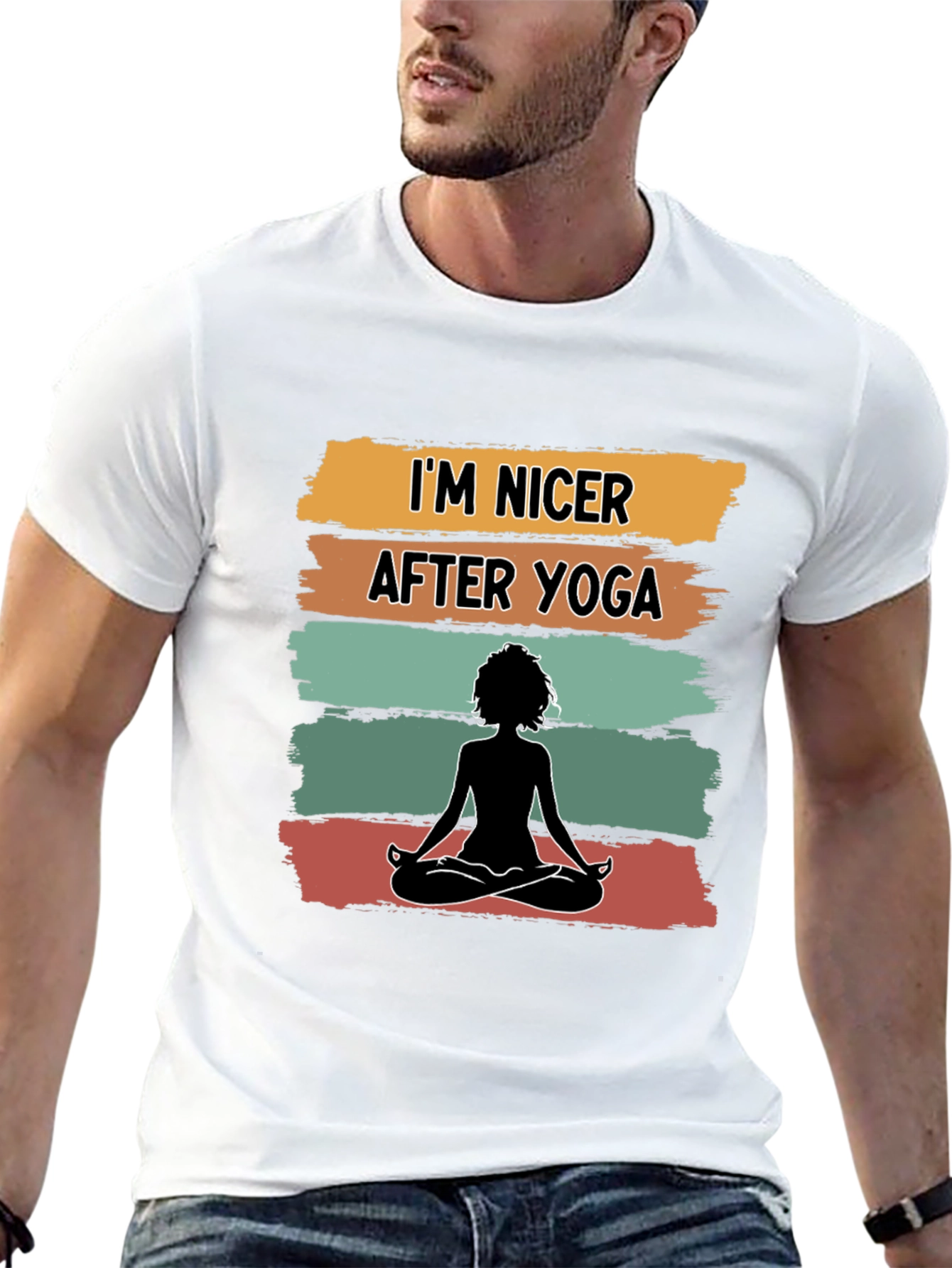 Yoga Lovers Tee: Im Nicer After Yoga