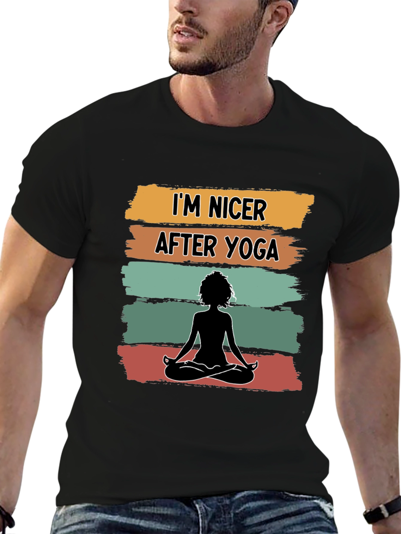 Yoga Lovers Tee: Im Nicer After Yoga