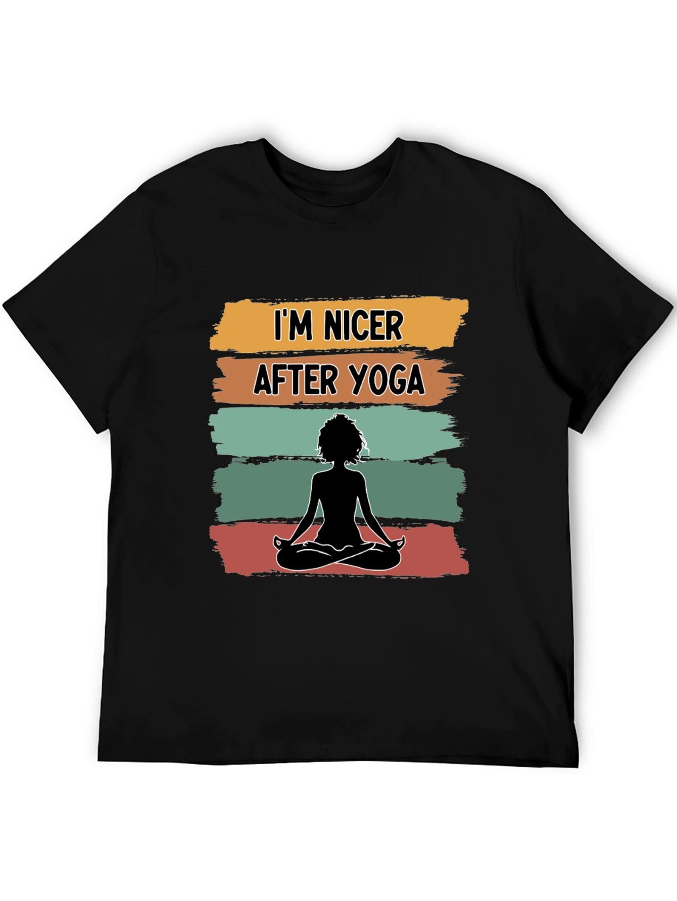 Yoga Lovers Tee: Im Nicer After Yoga