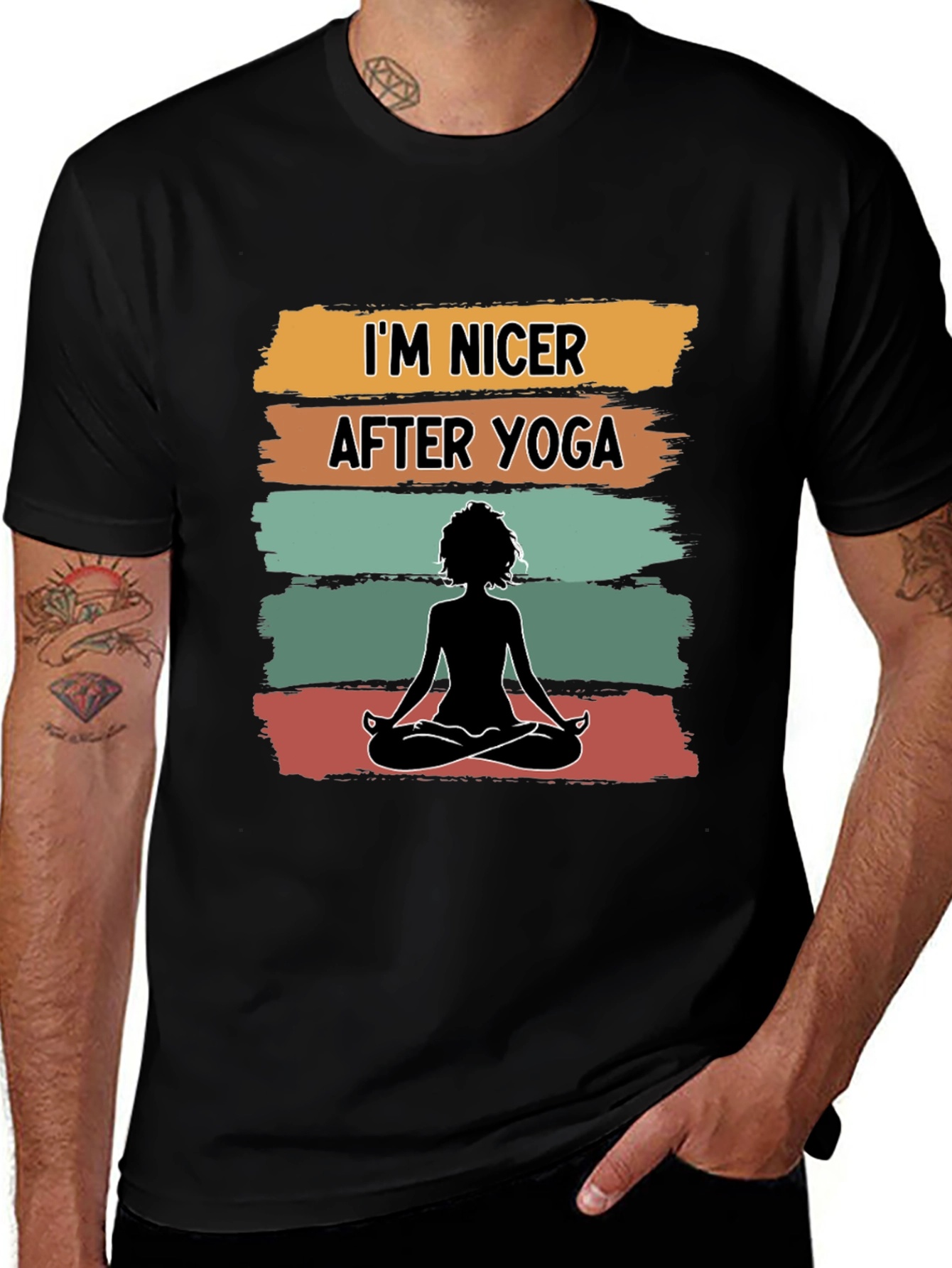 Yoga Lovers Tee: Im Nicer After Yoga
