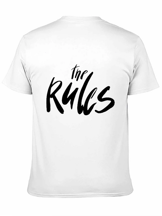 The Rules Graphic Print Black T-Shirt