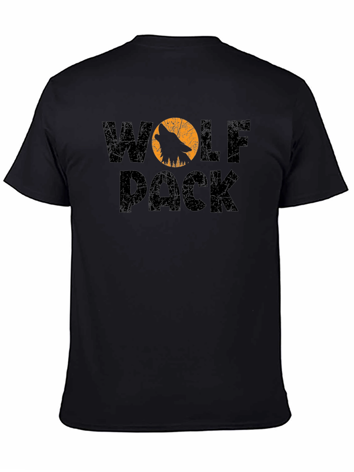 Wolf Pack Graphic Tee - Moonlit Howl Design