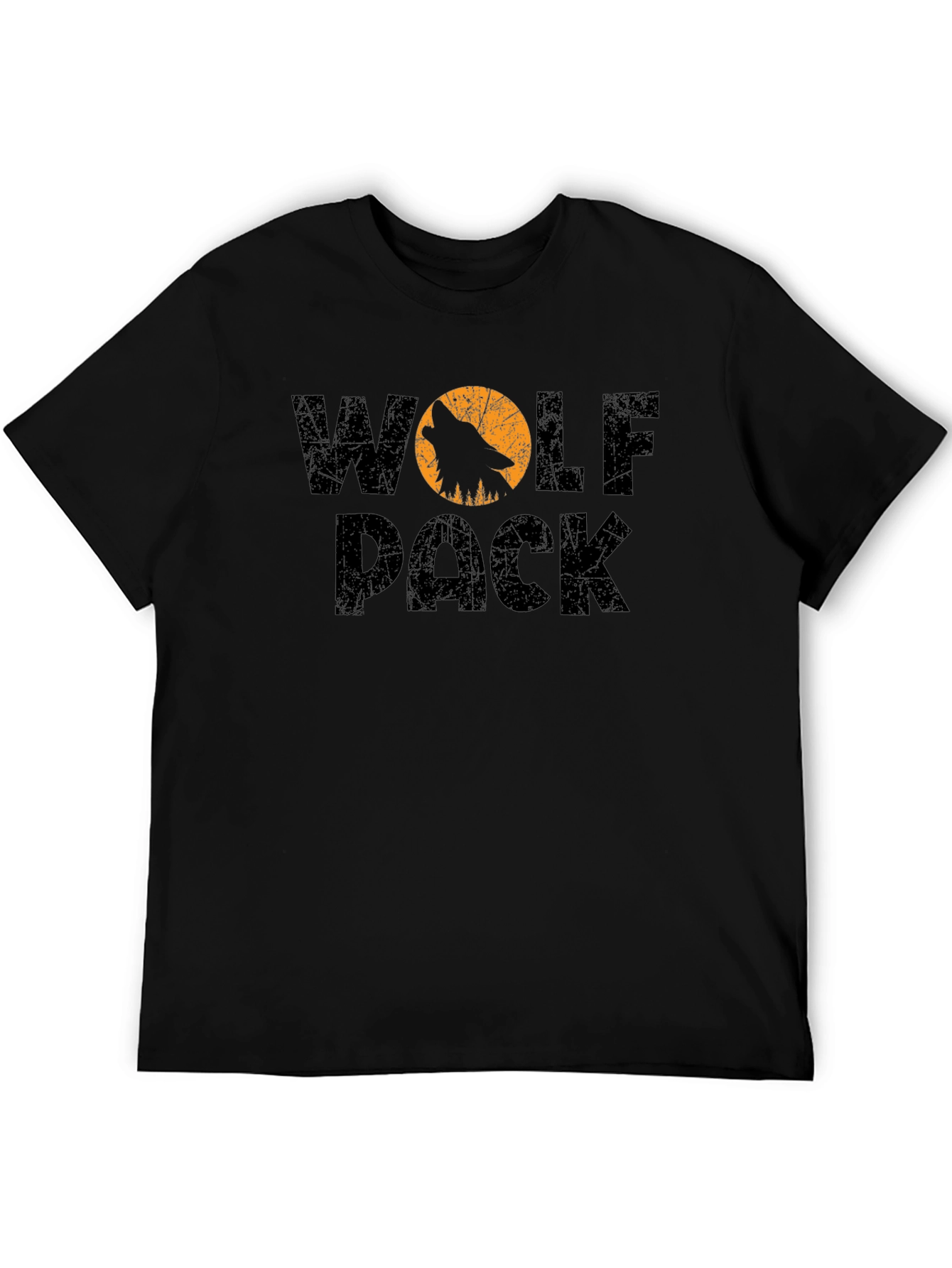 Wolf Pack Graphic Tee - Moonlit Howl Design