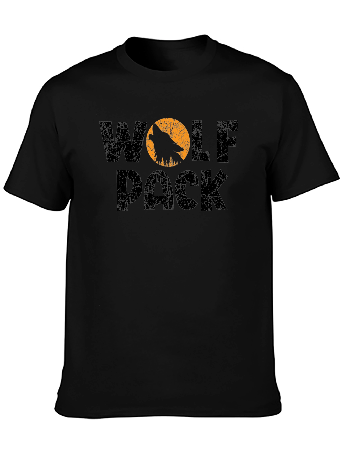Wolf Pack Graphic Tee - Moonlit Howl Design