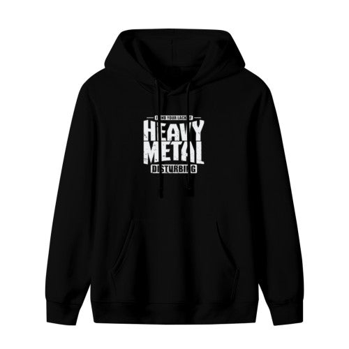 Heavy Metal Disturbing Graphic Hoodie - Unisex Punk Streetwear Casual Pullover