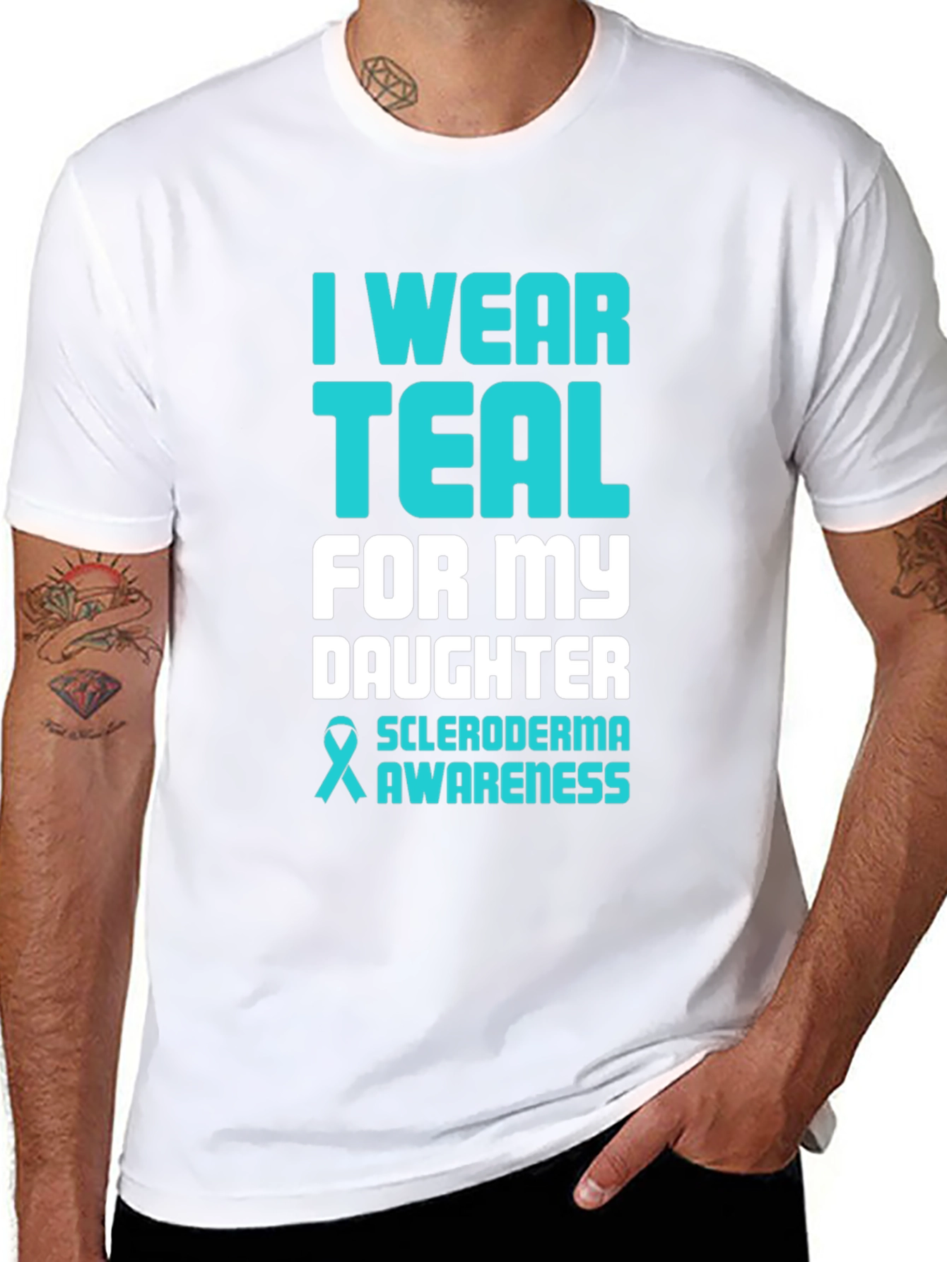 Teal Scleroderma Awareness T-Shirt
