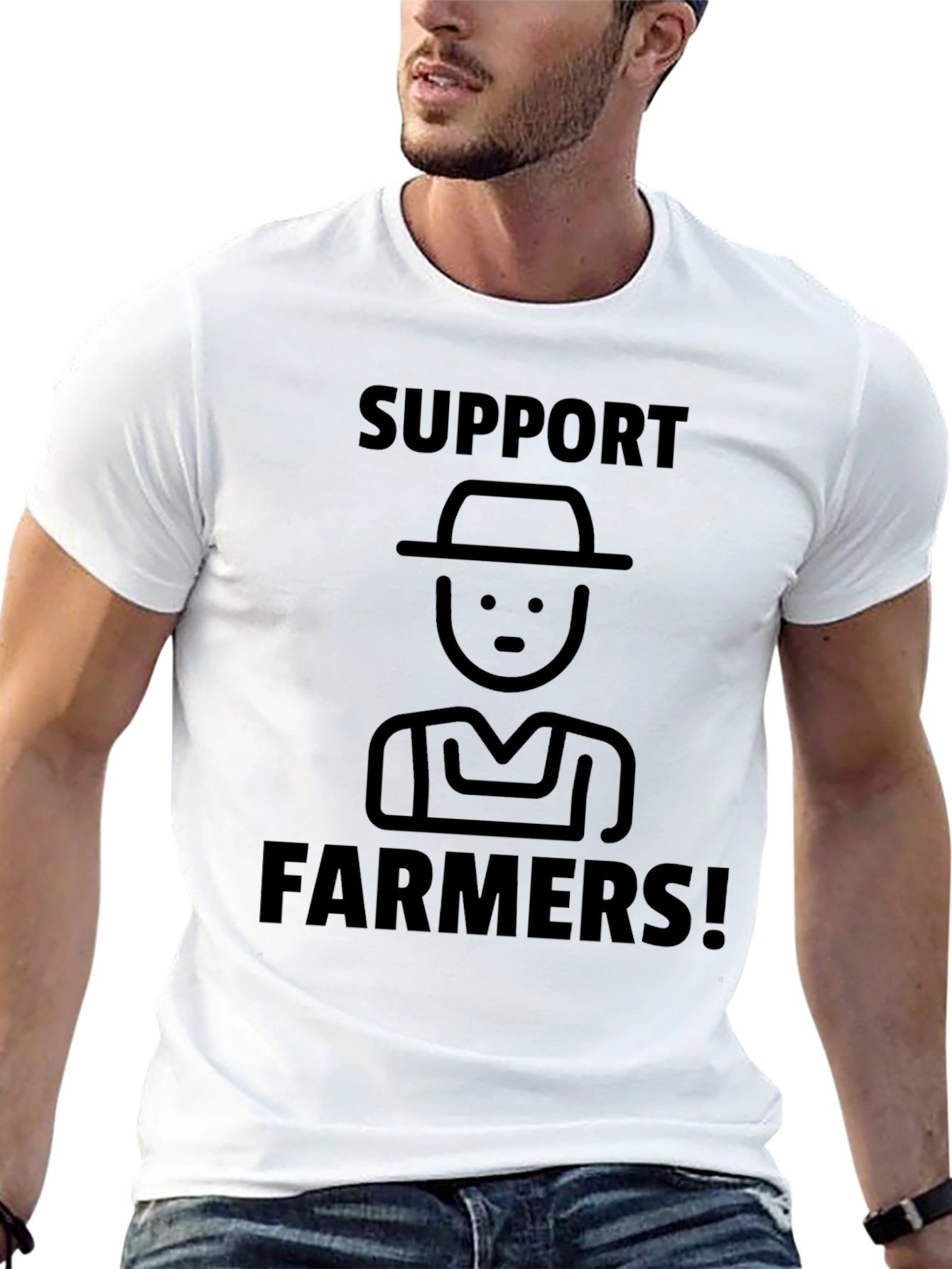 Support Farmers! Graphic T-Shirt