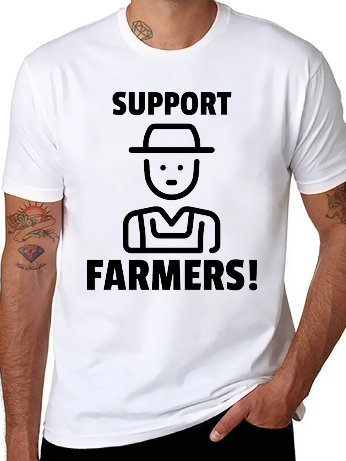 Support Farmers! Graphic T-Shirt