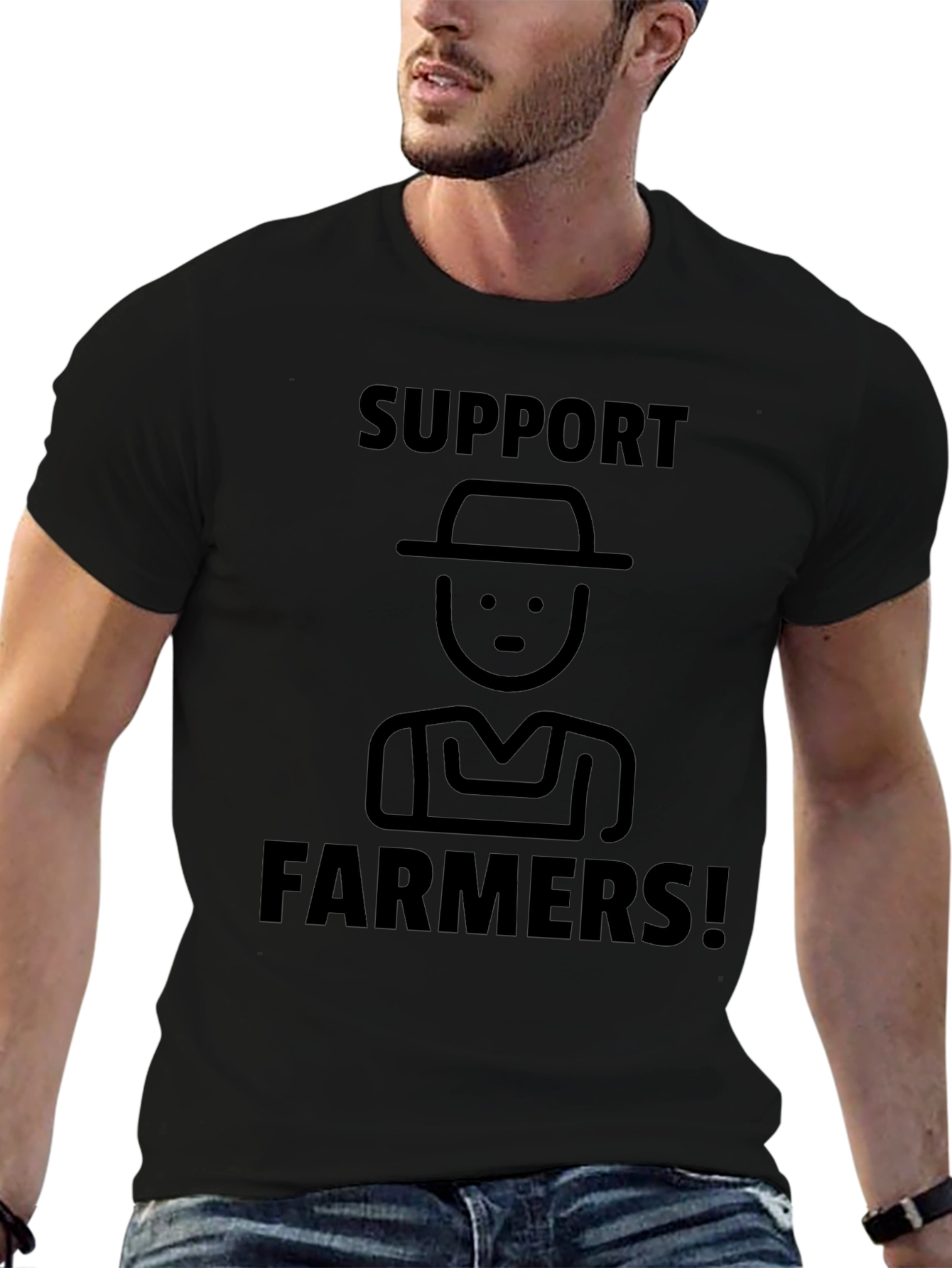 Support Farmers! Graphic T-Shirt