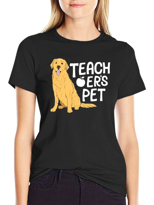 Teachers Pet Dog Graphic T-Shirt