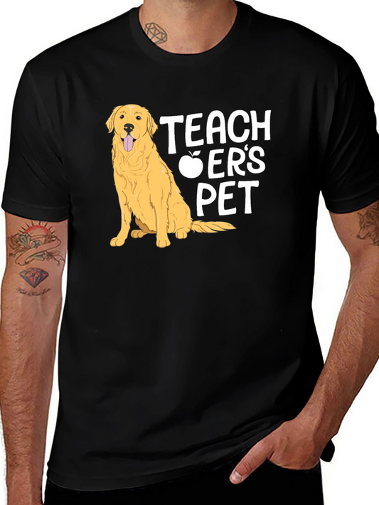 Teachers Pet Dog Graphic T-Shirt