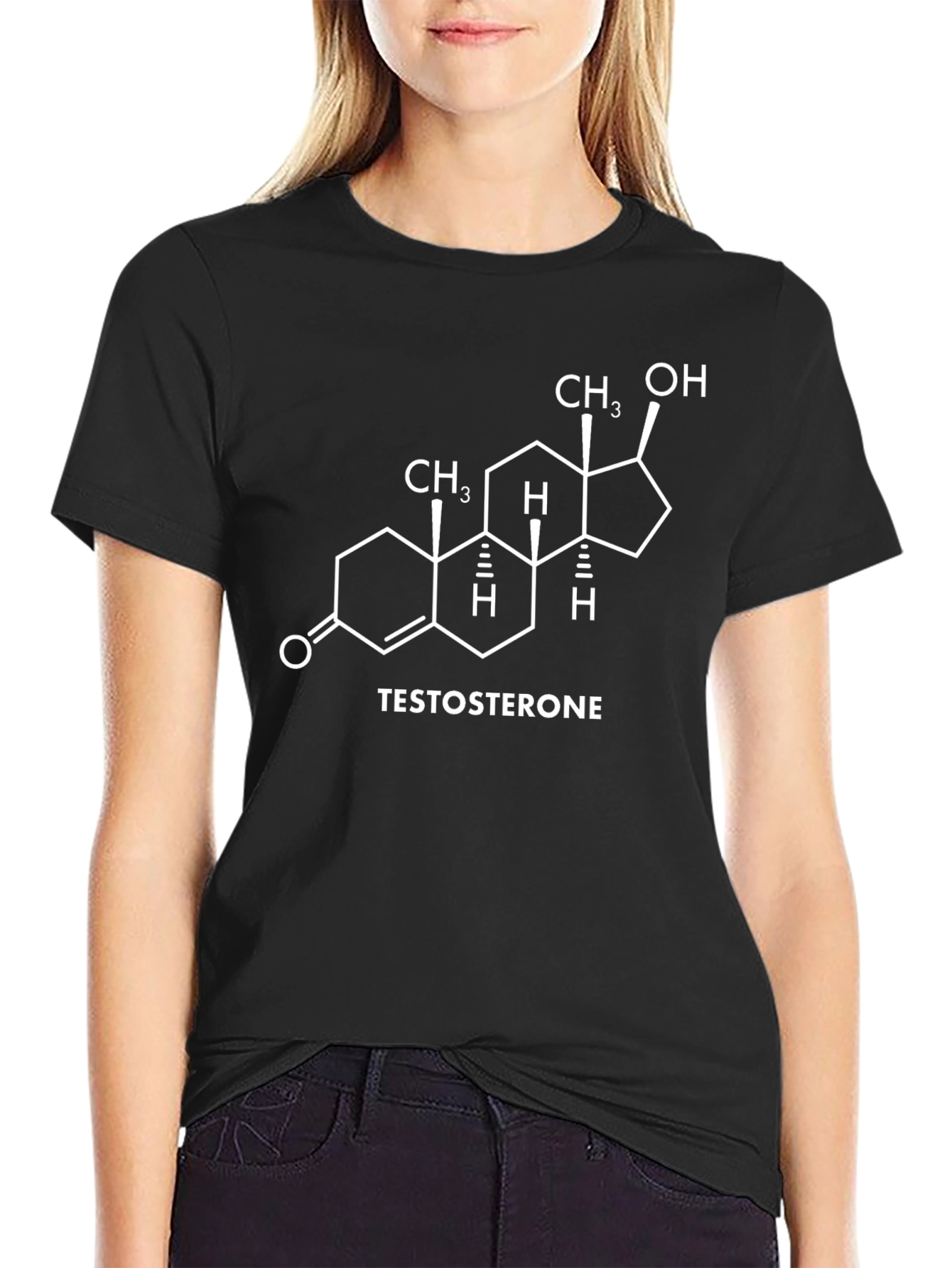 Testosterone Molecule Graphic T-Shirt