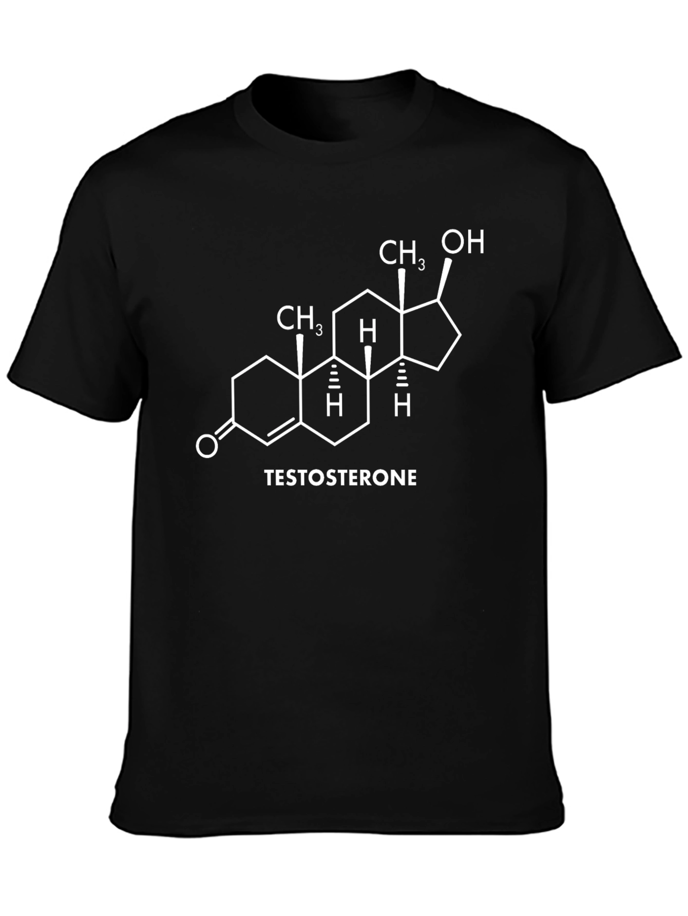 Testosterone Molecule Graphic T-Shirt